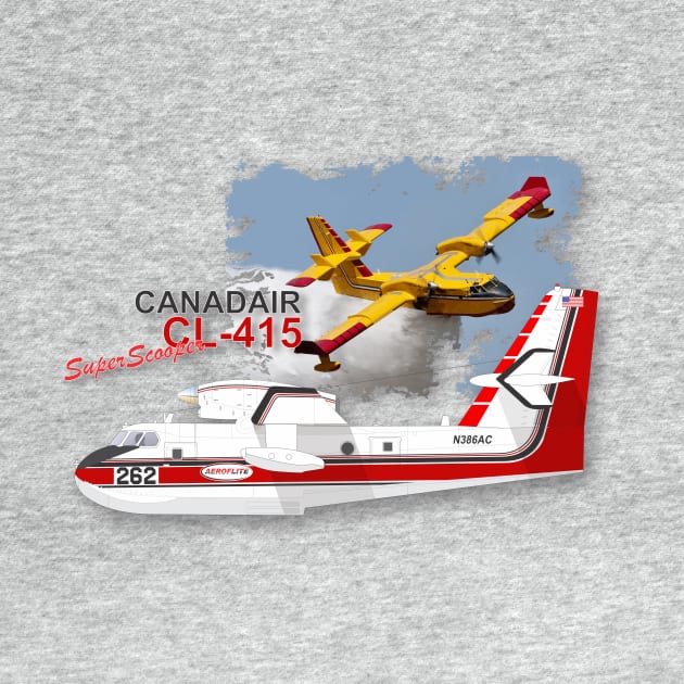 Canadair CL-415 SuperScooper by GregThompson